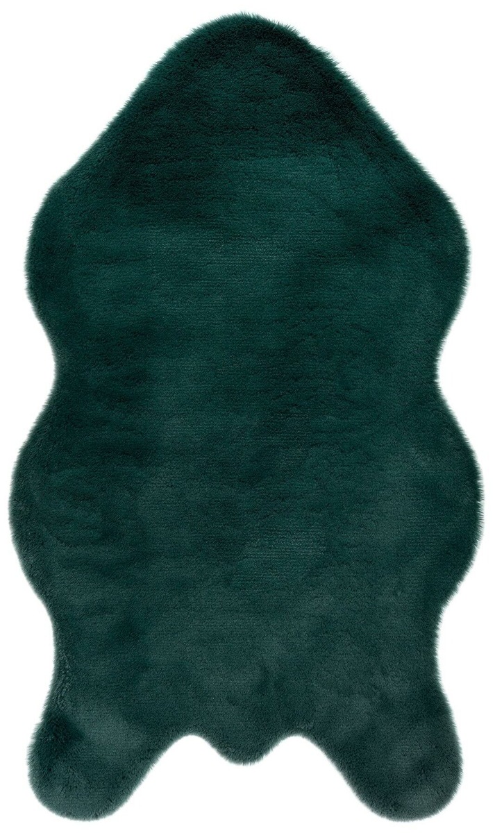 Изумрудный меховой ковер