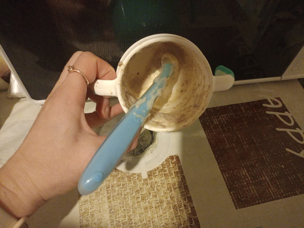 Одна ложечка осталась) 