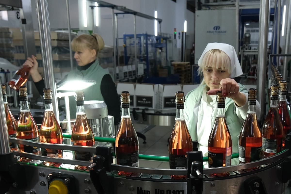 На винзаводе «Мысхако».
Фото: Михаил Ступин