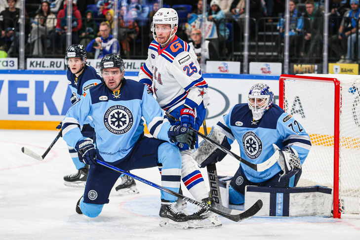    Новосибирские хоккеисты не могут победить три игры подряд. Фото пресс-службы ХК «Сибирь»