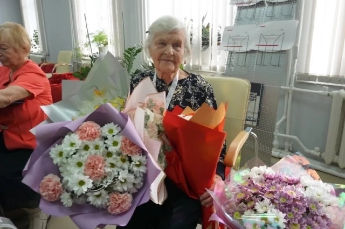    Вековой юбилей отметила Светлана Золочевская из Шилки