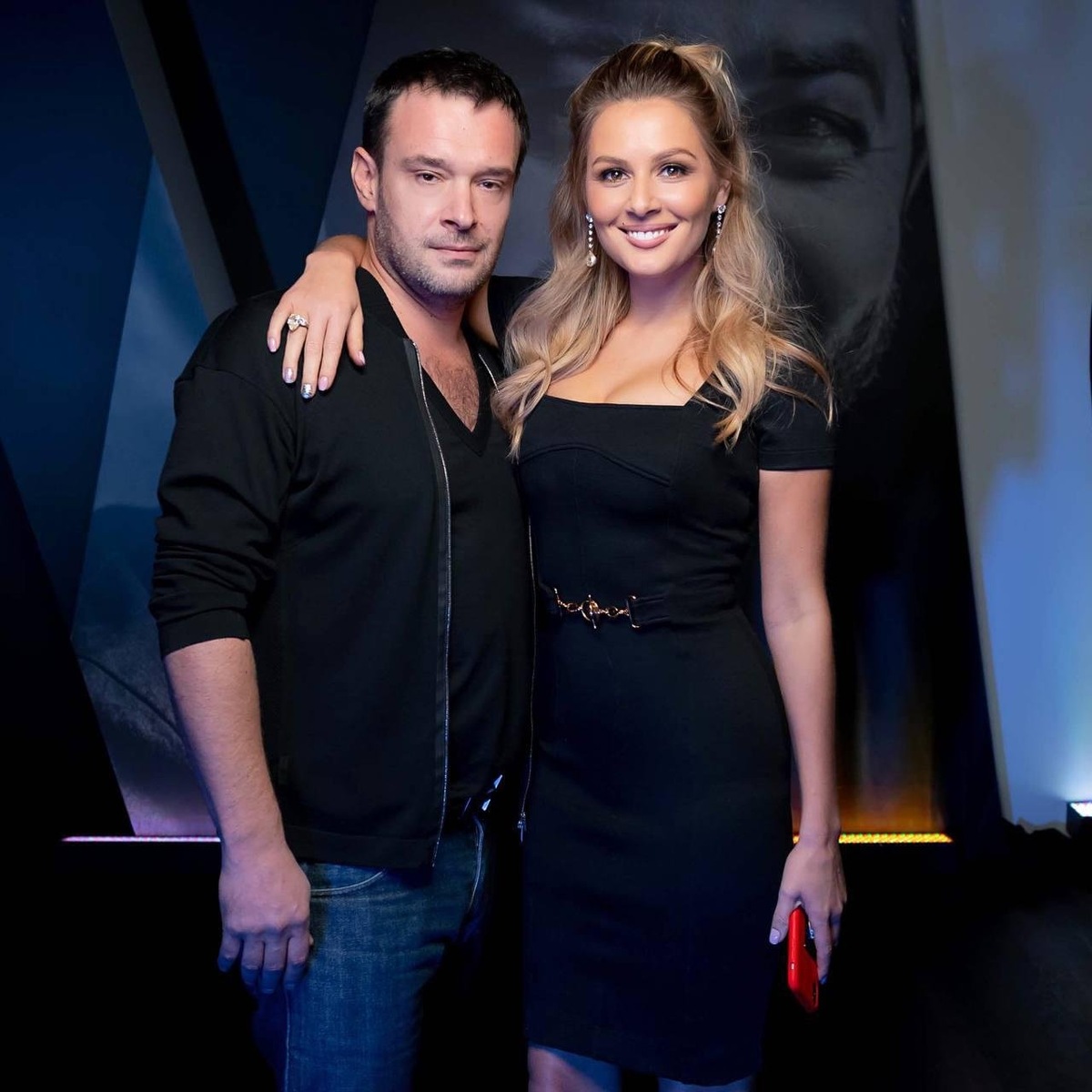    Мария Кожевникова с мужем