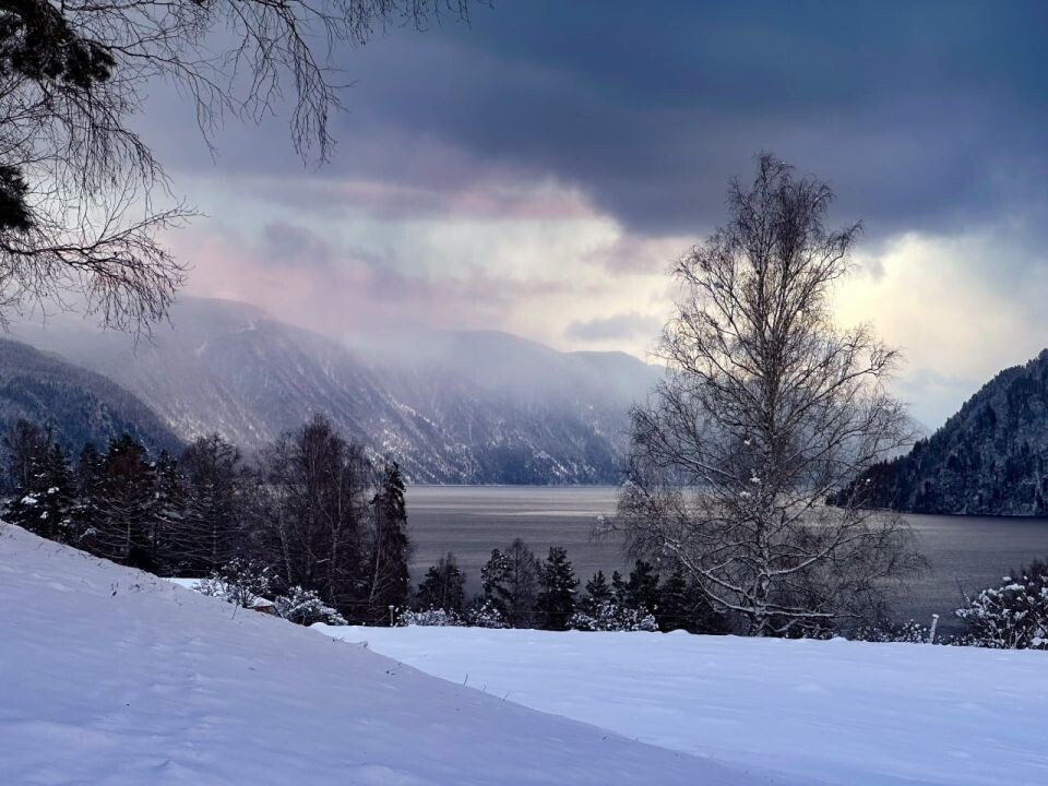    Снег в Республике Алтай. Источник: Татьяна Клименко / Telegram-канал Алтайского заповедника