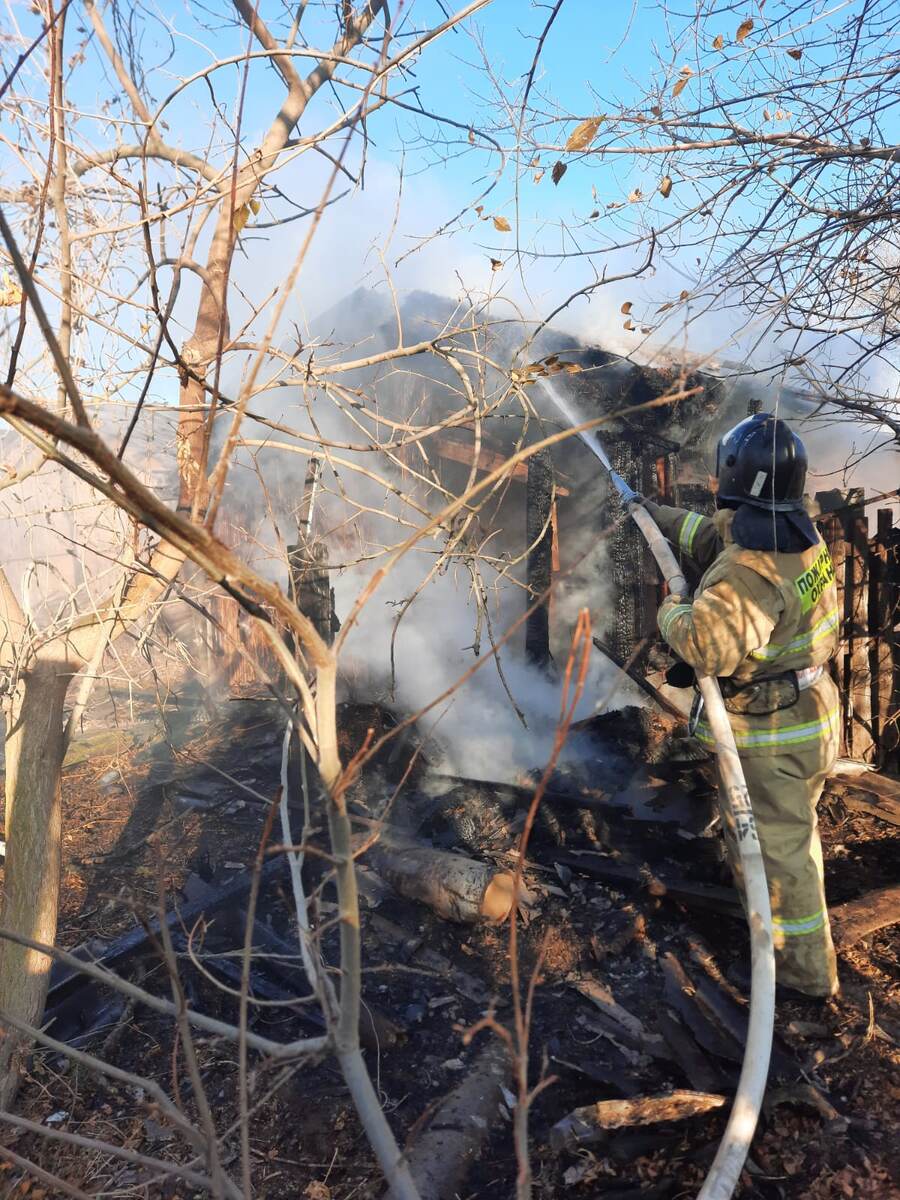 пожар в селе караванное астрахань