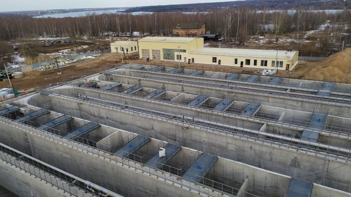 Защита бетона очистных сооружений