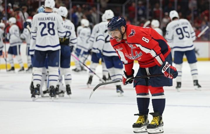 Александр Овечкин в матче с "Торонто" не забил. Фото: НХЛ