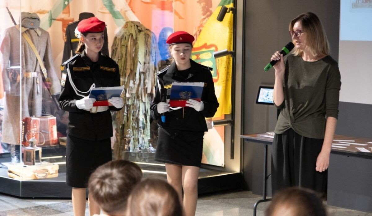     Урок для школьников. Источник: victorymuseum.ru Автор фото: Пресс-служба Музея Победы