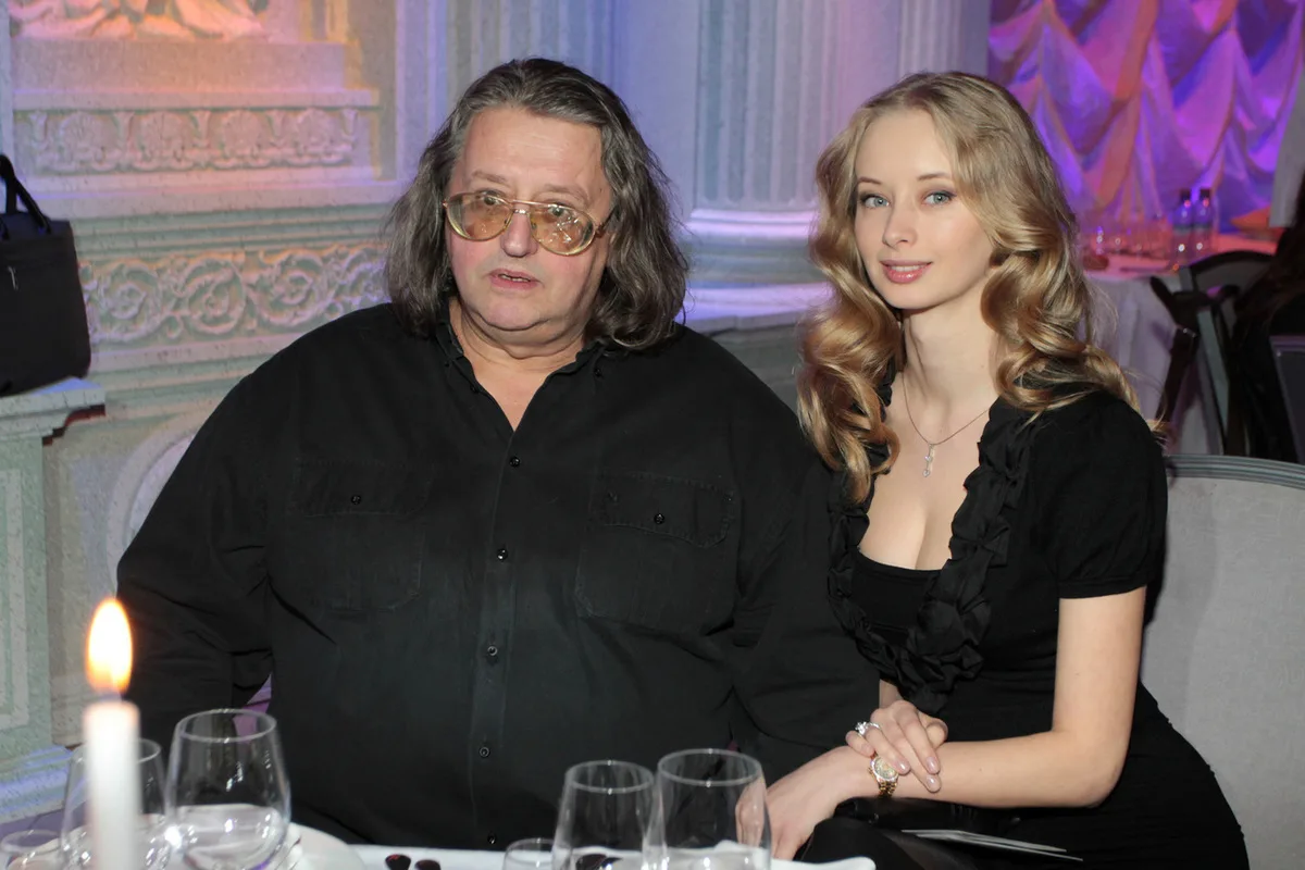 Александр Градский с женой