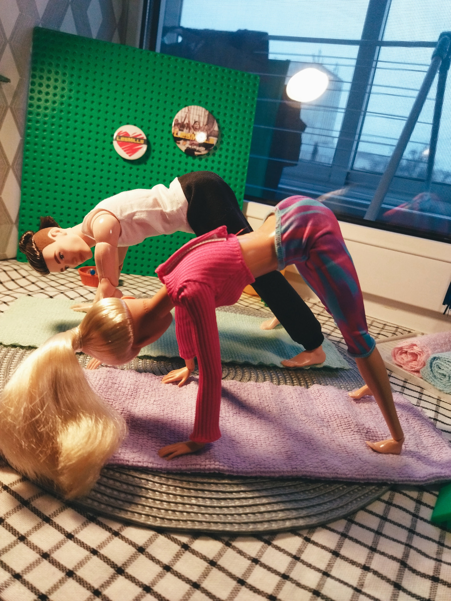 Barbie Милли Йога (Стася) и Кен BMR1959 Европеец (Лука)