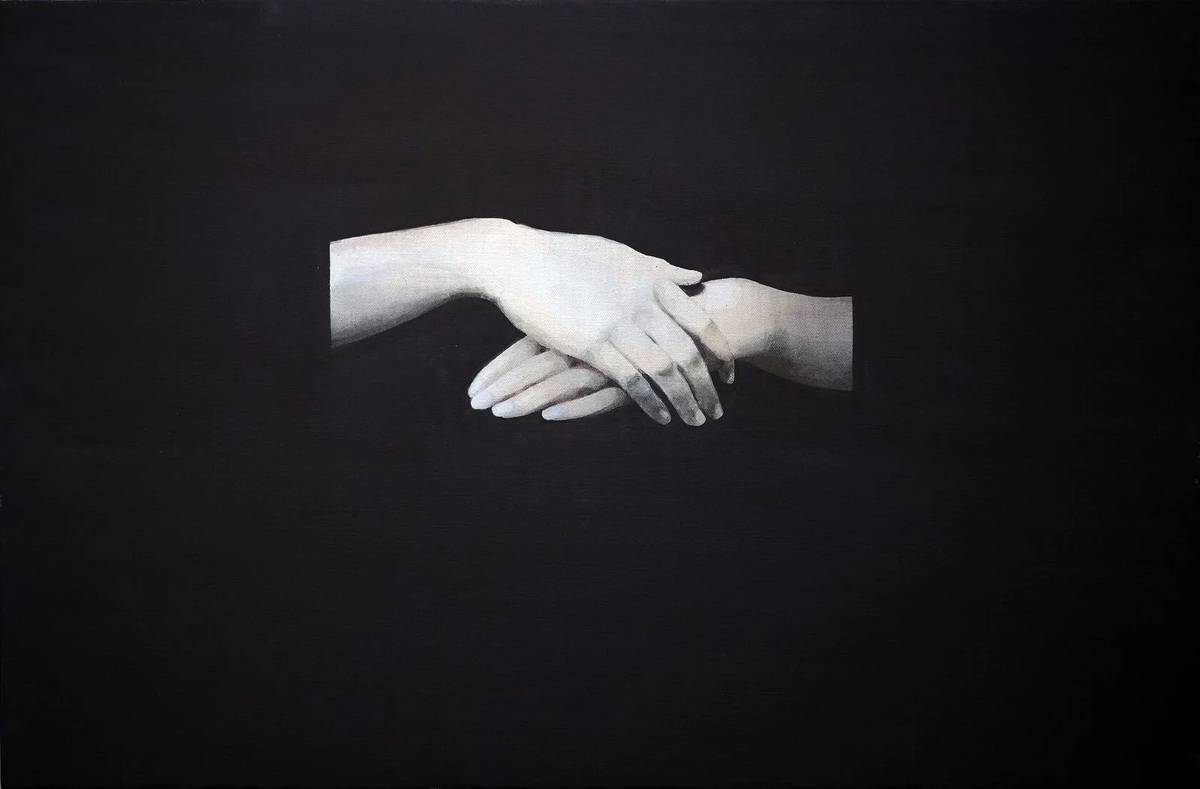 Анастасия Кузнецова «Всё это один мираж» 
холст, темпера, 60 х 80 см
2023 год