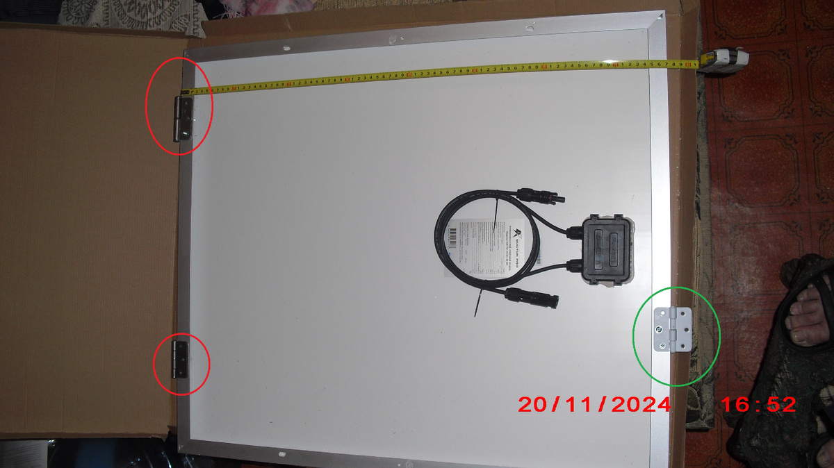 Крепление с помощью петель оказалось очень удобным