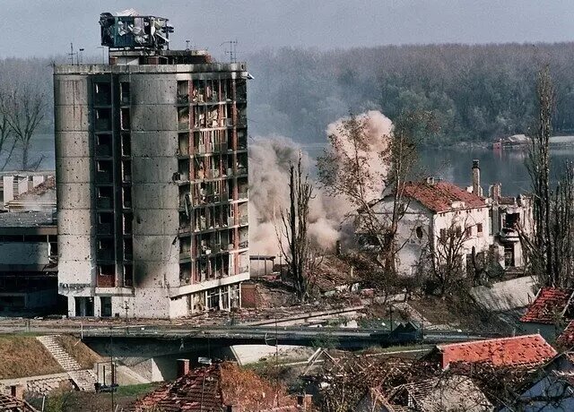 Разрушенный дом в Вуковаре в Хорватии. Фото: VC.com