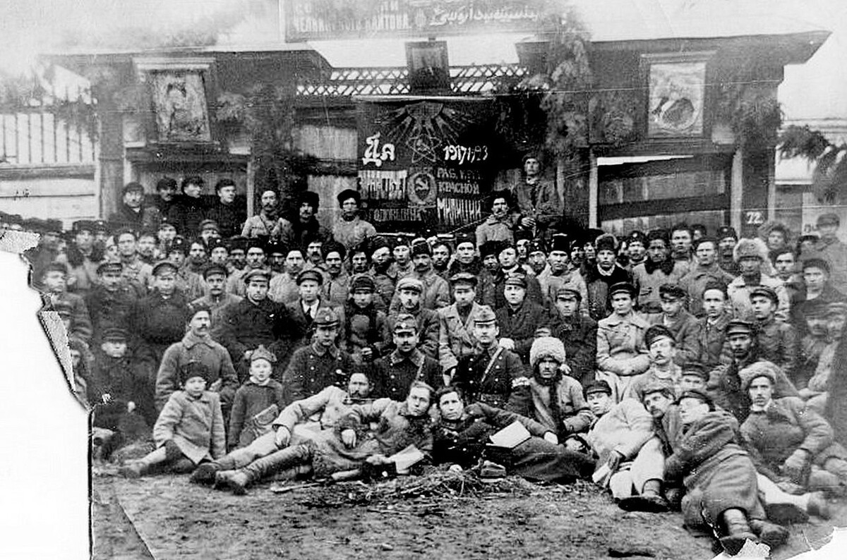 Шестая годовщина рабоче-крестьянской Красной милиции, 1923 год