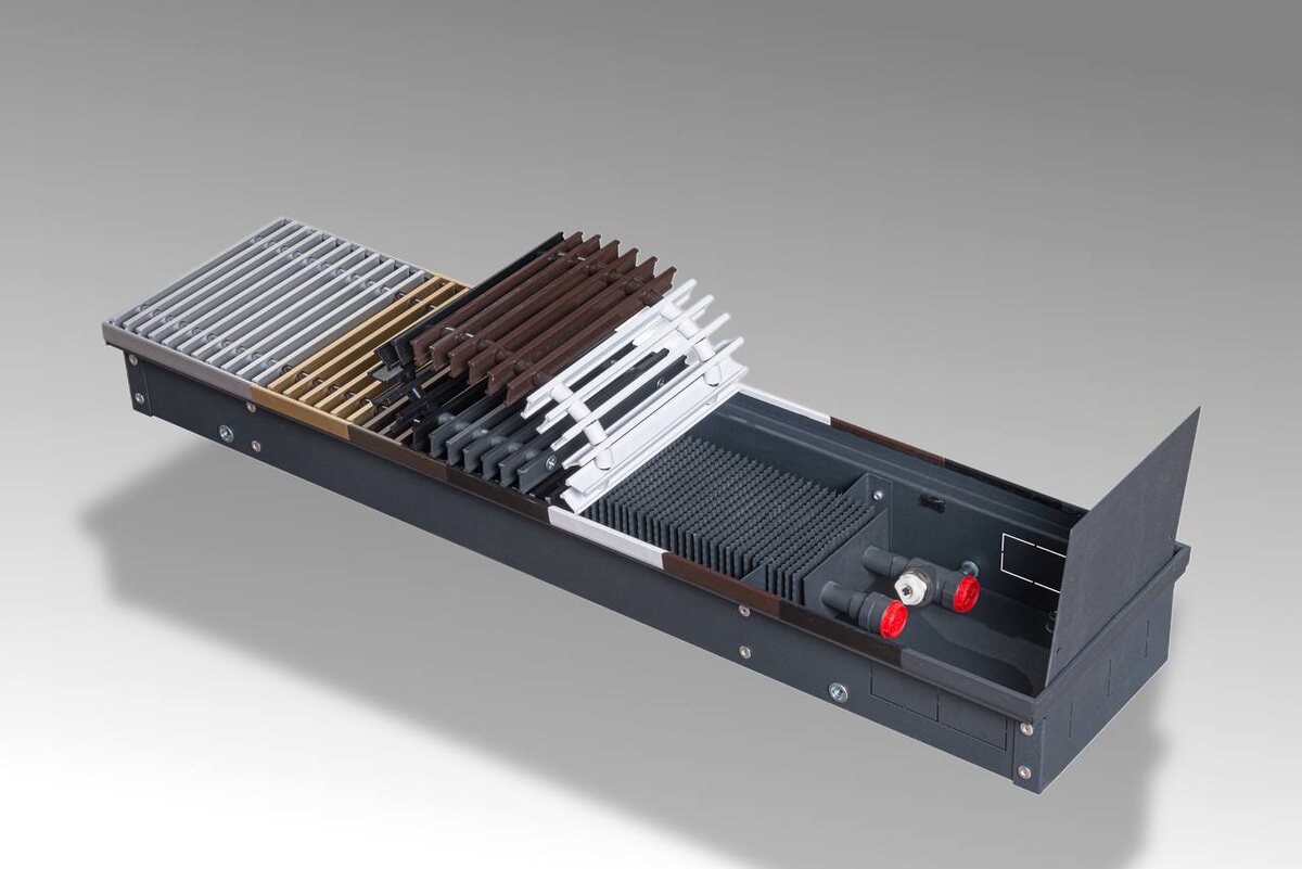 строение внутрипольного конвектора