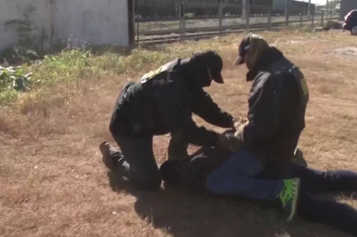    ФСБ показала кадры задержания россиянина, передавшего данные Украине