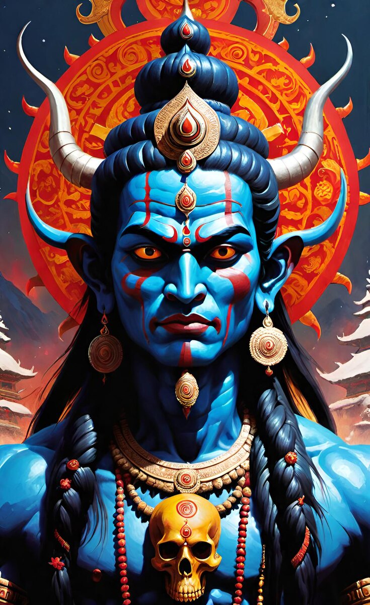 Бог Махакали будийский бог, которому поклонялся монгольский хан, китайский император.