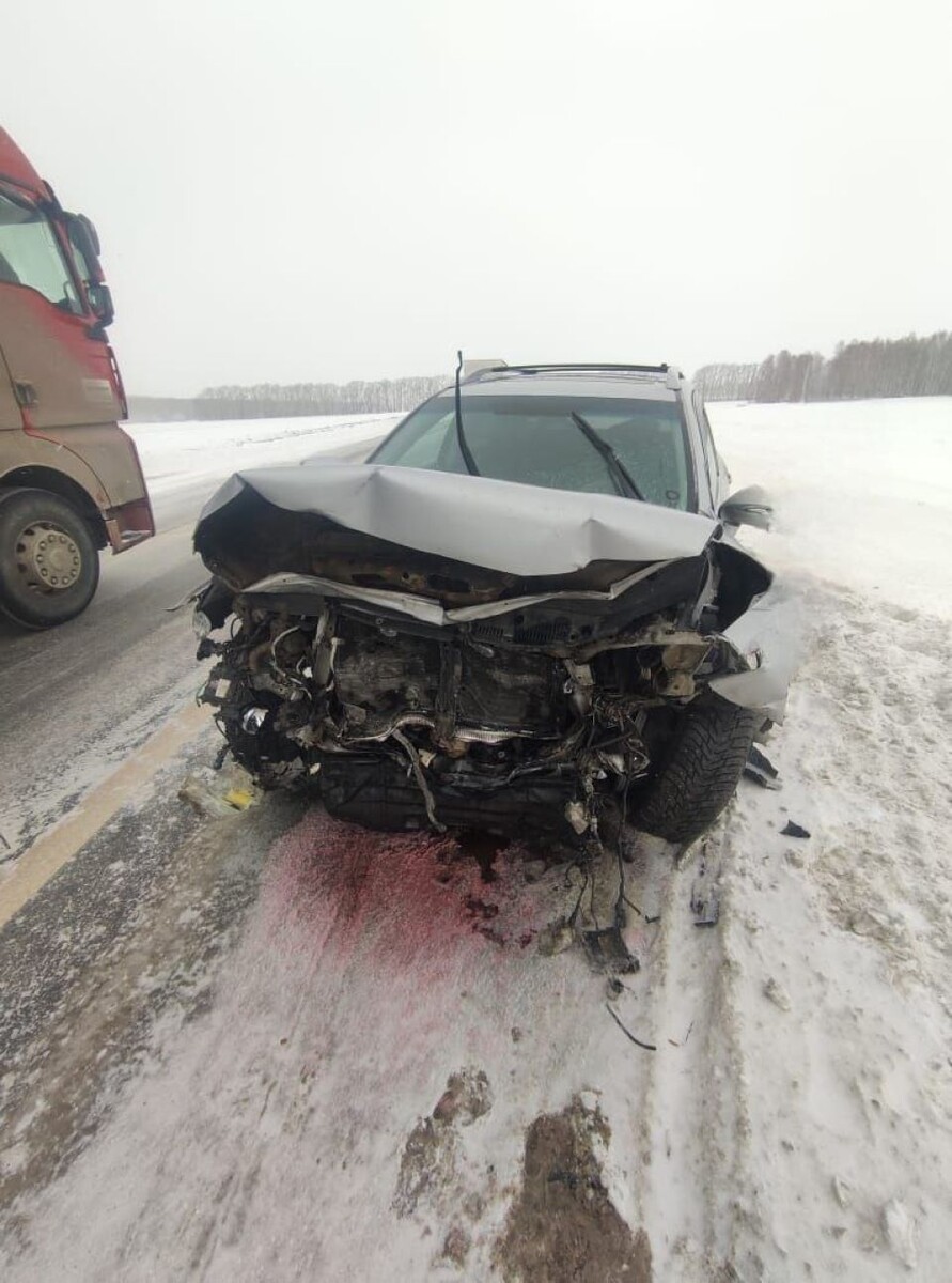    ДТП на трассе в Косихинском районе. Источник: Госавтоинспекция Алтайского края