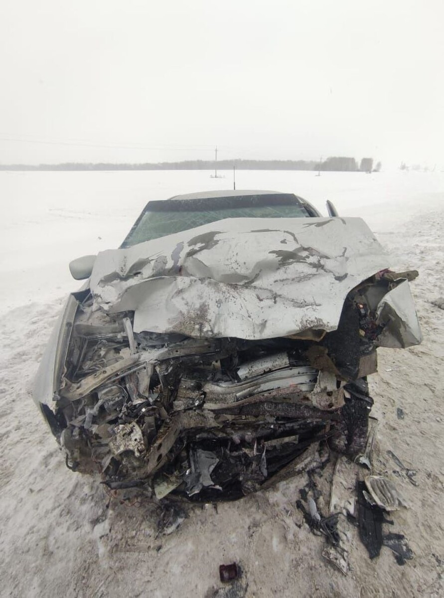    ДТП на трассе в Косихинском районе. Источник: Госавтоинспекция Алтайского края