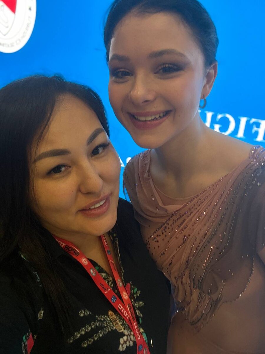 Софья Самоделкина - казашка. Фото: телеграм-канал фигуристки Софьи Самоделкиной.