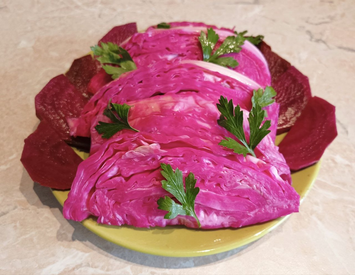 Моя капуста по-гурийски. И вкусна, и выглядит красиво!