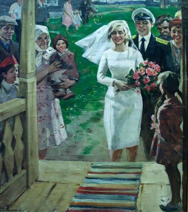 Олег Ломакин. «Свадьба». 1960