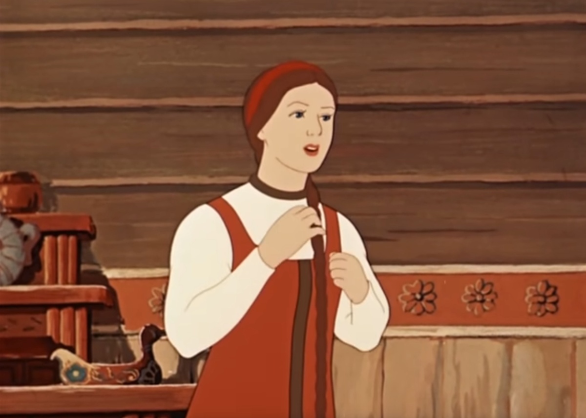 Кадр из мультфильма 1952 Аленький цветочек