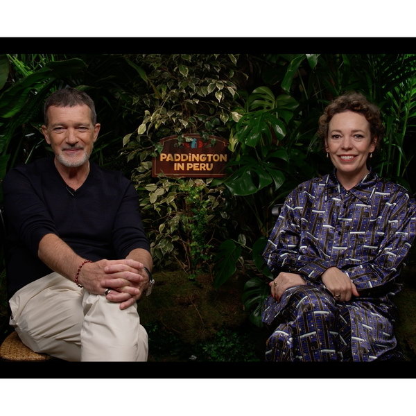     Антонио Бандерас и Оливия Колман рассказали о съёмках новых «Приключений Паддингтона»