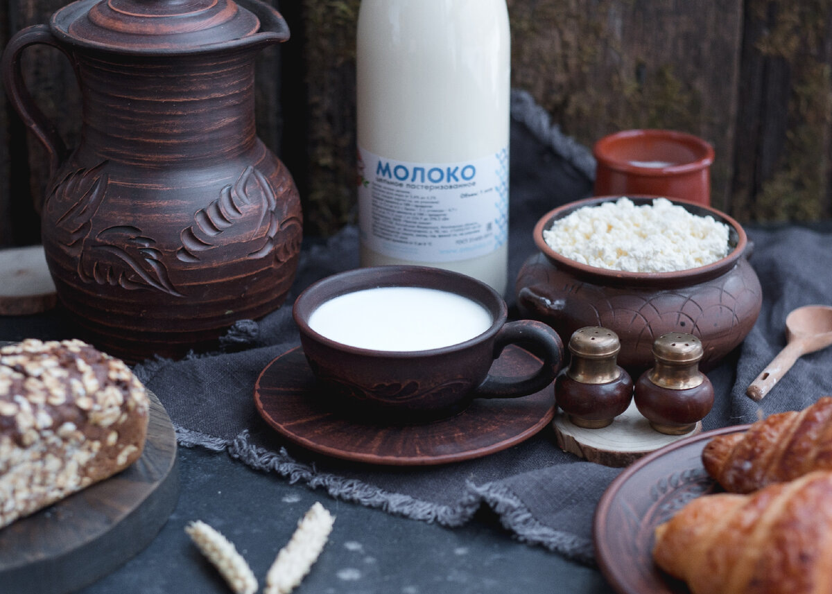 Молоко и творог от компании «Чистая Линия»