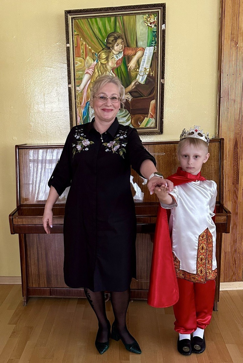 Ольга Меркулова с воспитанником