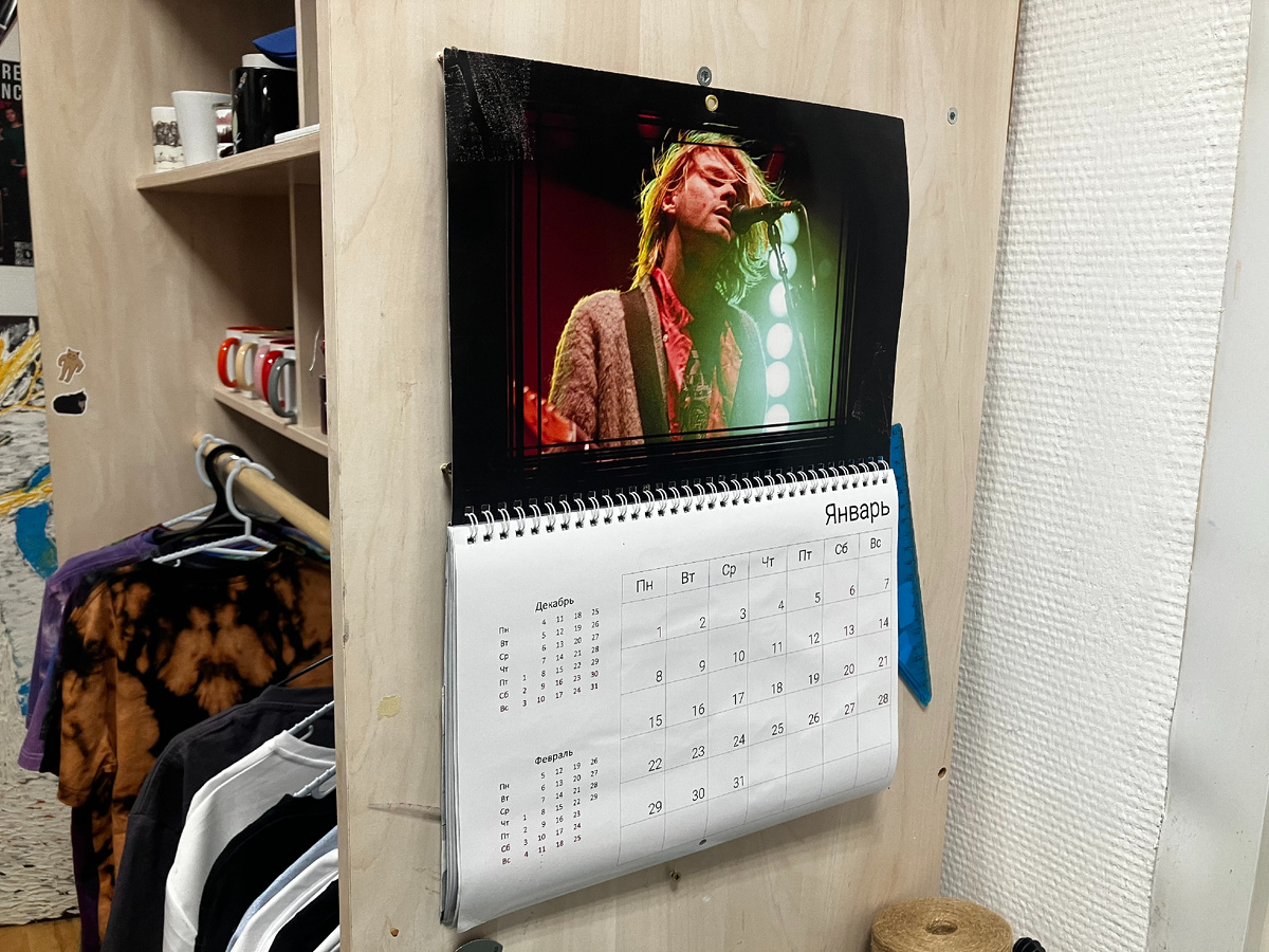 Примеры календарей, что висят в нашей студии