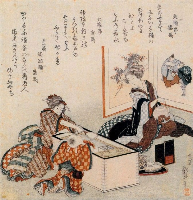 Примеры гравюр Укиё-э