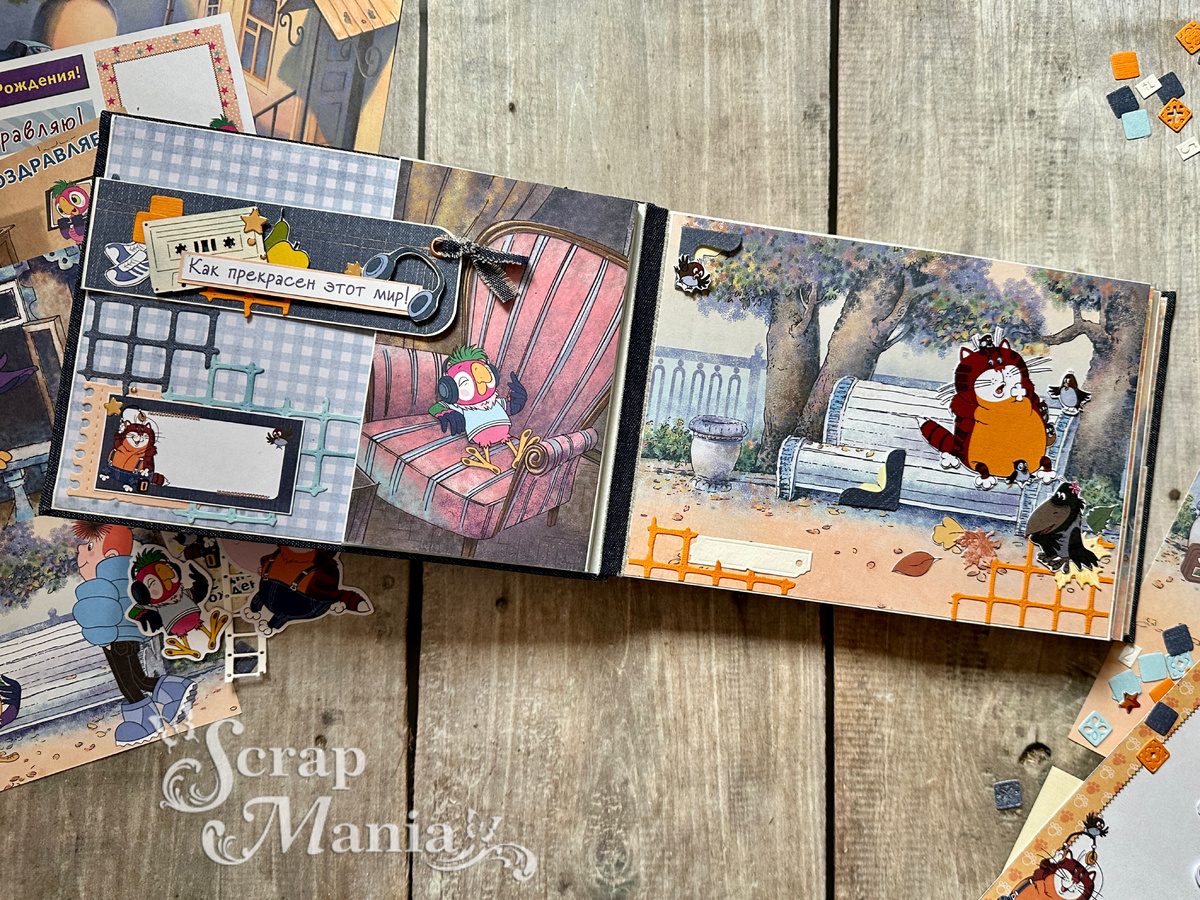 Фото первого разворота со всеми деталями в галерее. Листайте ➡