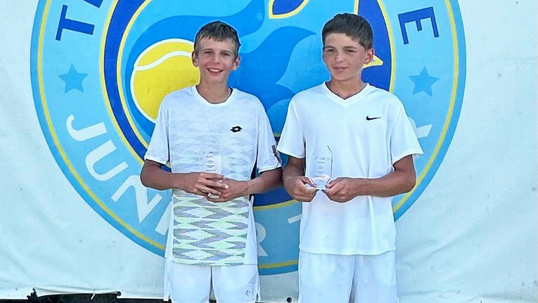    Евгений Кафельников-младший (слева) и Александр Куницын. соцсети