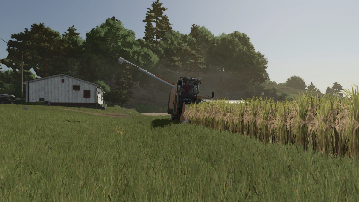 Скриншот из игры "Farming Simulator 25"