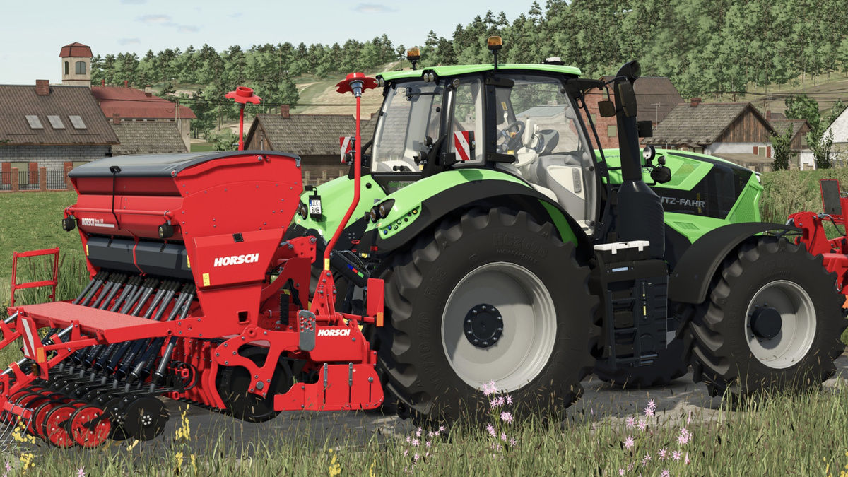 Скриншот из игры "Farming Simulator 25"