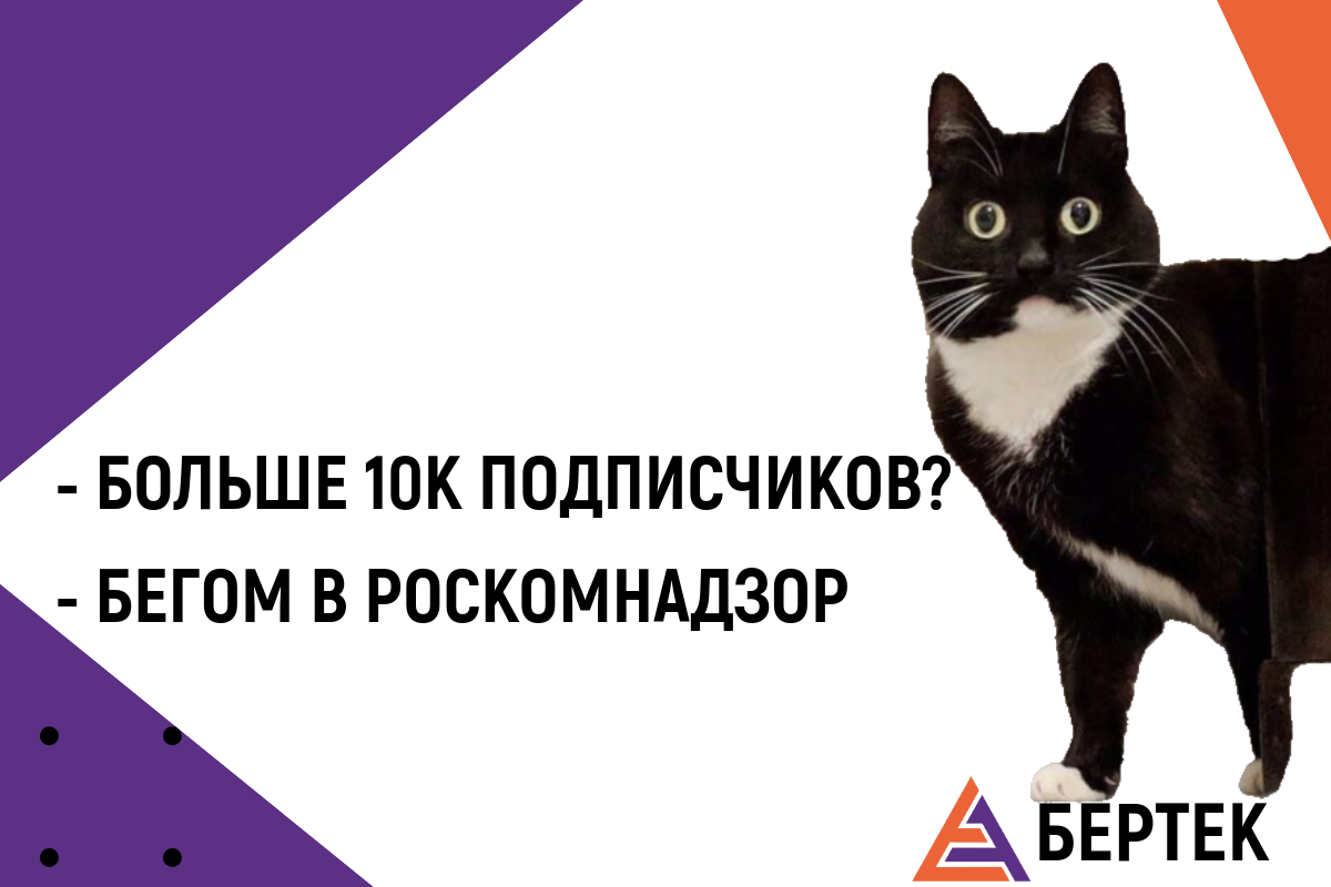 Блогеры-десятитысячники должны подать уведомление в Роскомнадзор