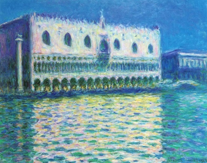 Клод Моне. Дворец дожей. 1908. Холст, масло. 81 х 100. Бруклинский музей, Нью-Йорк, США