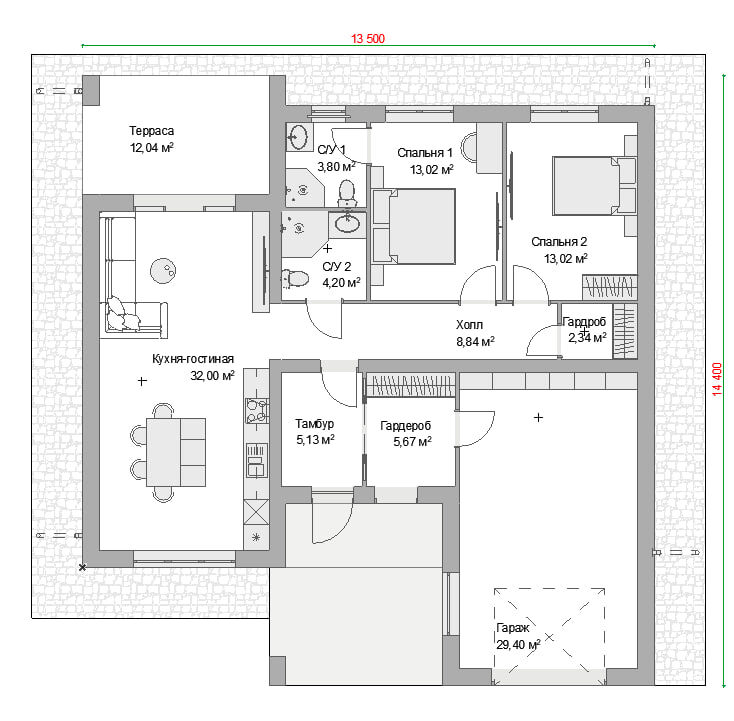 Планировочное решение Березово Парк