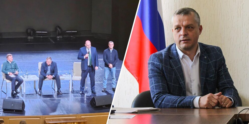 Увольнение главы Суджанского района Курской области Александра Богачева в прямом эфире