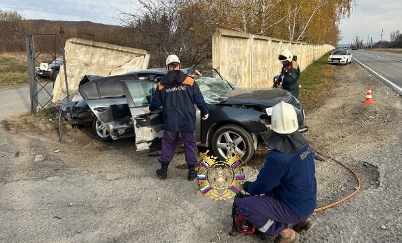    Фото с места аварии: t.me/gibdd123region