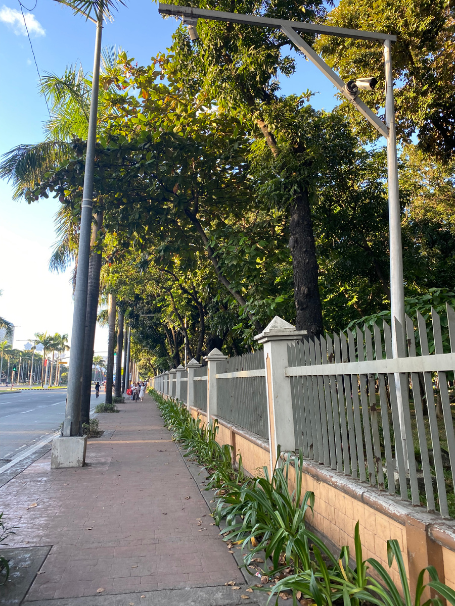 Фото, дорога к Rizal Park.