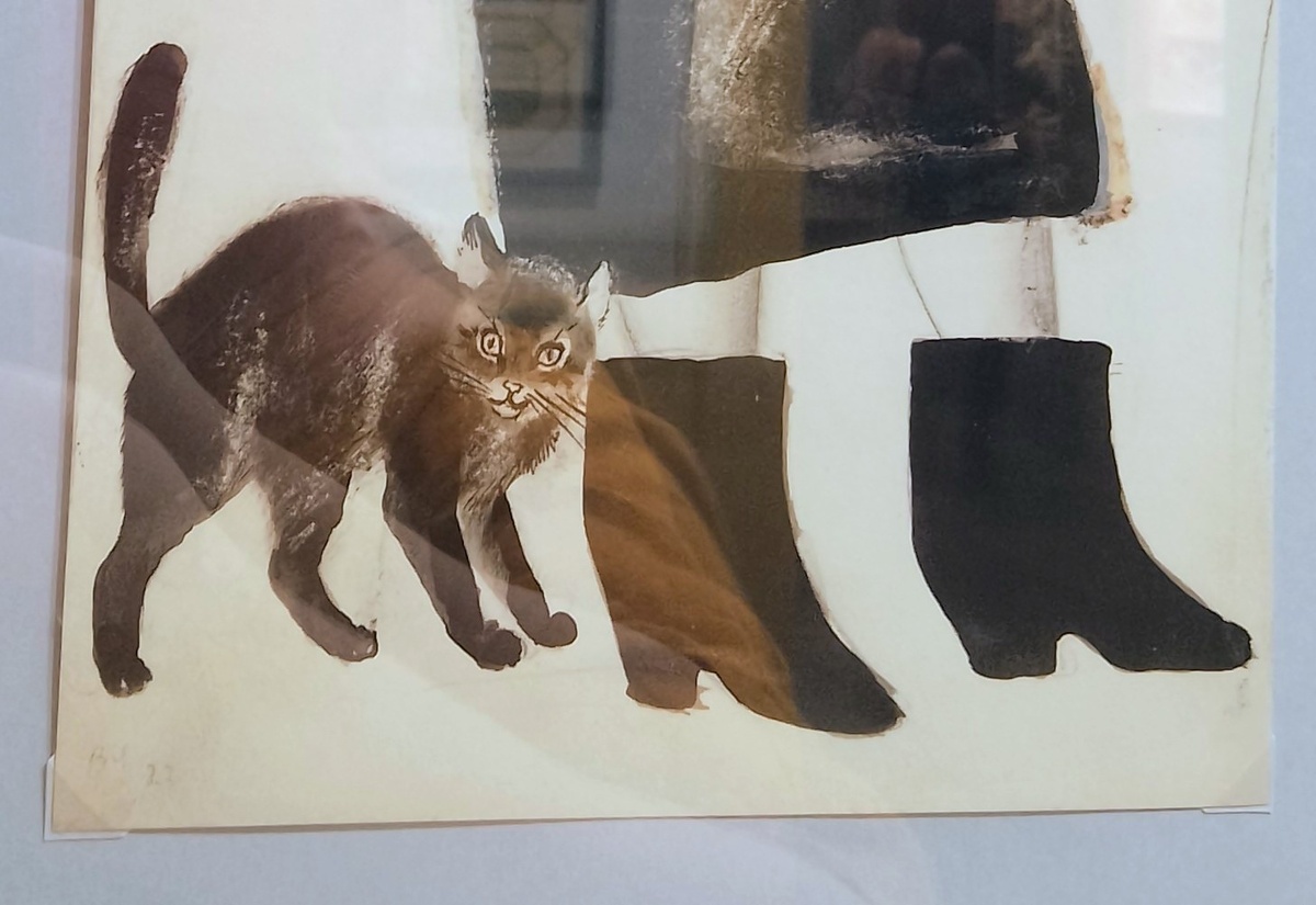 Фрагмент рисунка художника В.Лебедева (30-е годы). Из собраний музея Тропинина. 