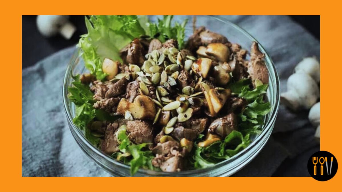 Рецепты. Салаты. Куриная печень. Вкусно.