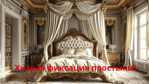 Хороший сон там где правильно заправлена простынь