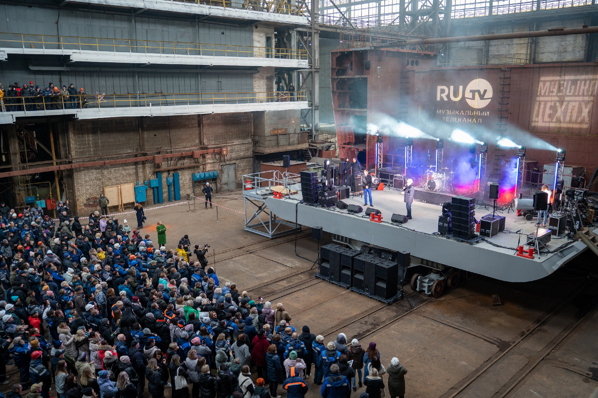 "Музыка в цехах" Калининград, завод "Янтарь"