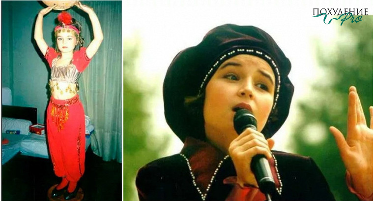 Полина в детстве