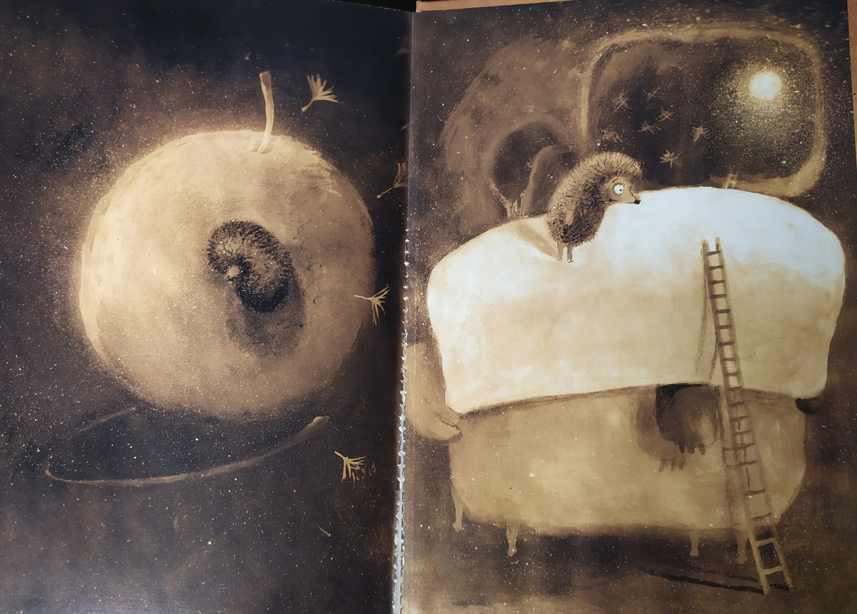 рисунок из книги "Зёжик и медвед" А.Николаенко (издательство "РуДа")