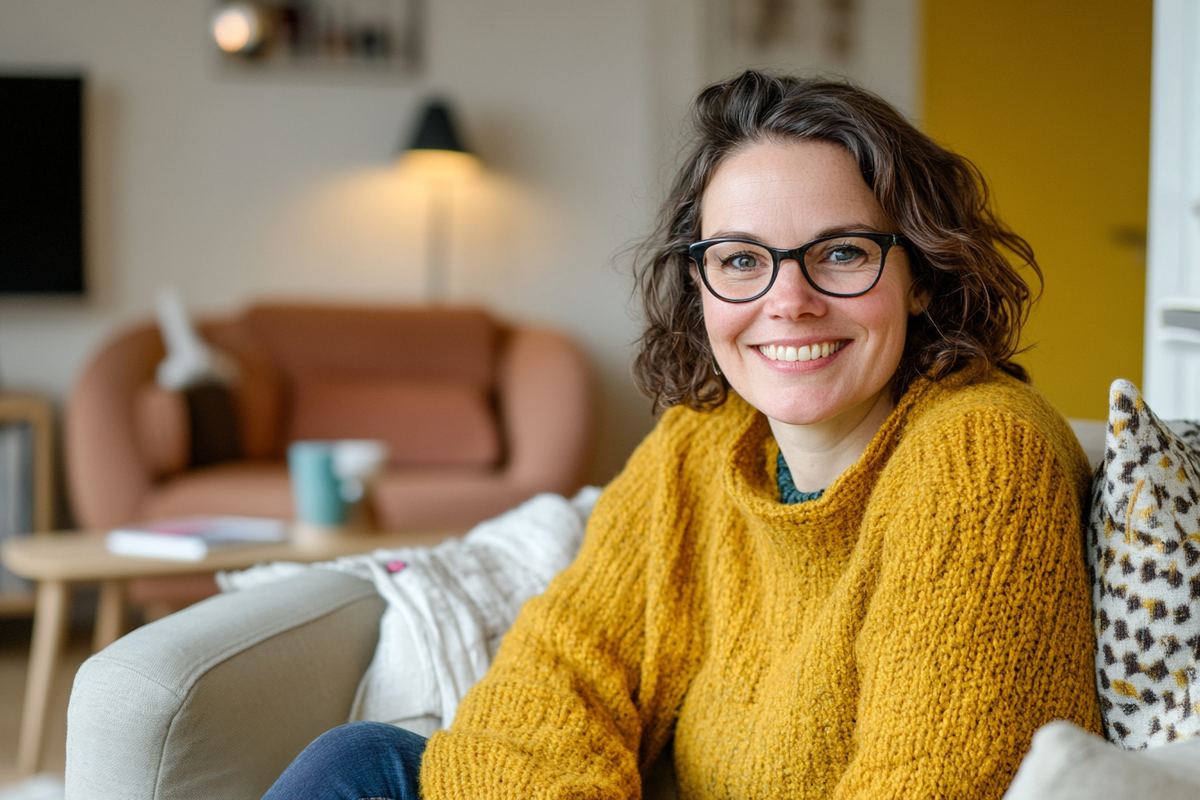 Наталья у себя дома.