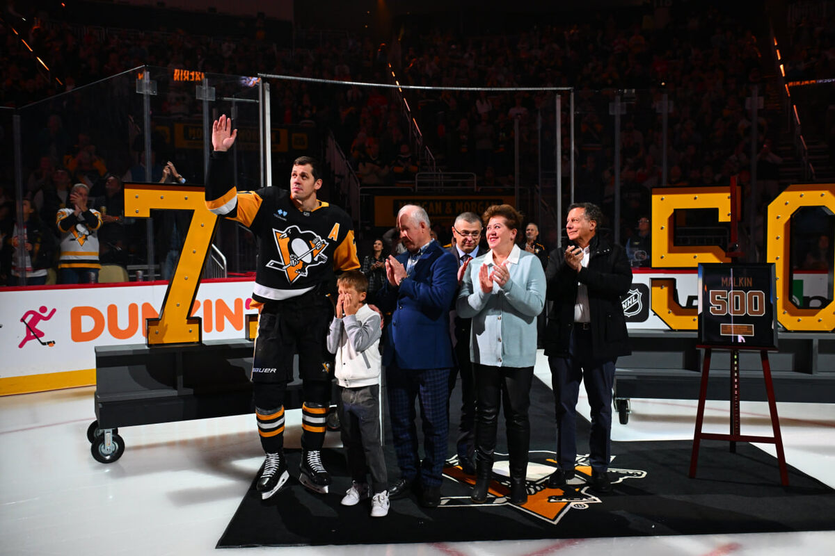 Евгений Малкин с семьей, «Питтсбург»