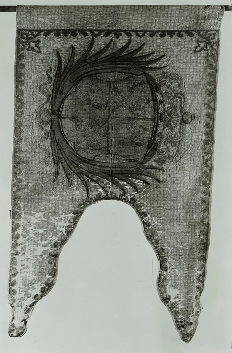 Старинный польский флаг драгунского полка